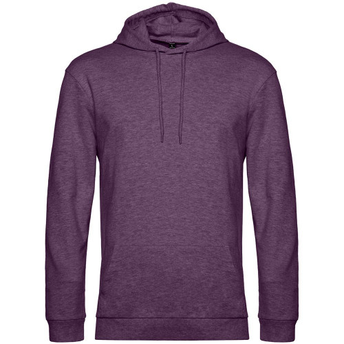 Толстовка с капюшоном унисекс Hoodie, фиолетовый меланж, WU03W616