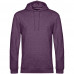 Толстовка с капюшоном унисекс Hoodie, фиолетовый меланж, WU03W616