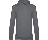 Толстовка с капюшоном унисекс Hoodie, серая (стальная)