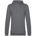 Толстовка с капюшоном унисекс Hoodie, серая (стальная), WU03W665 Толстовка с капюшоном унисекс Hoodie, серая (стальная), WU03W665