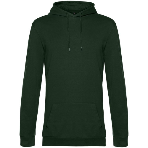 Толстовка с капюшоном унисекс Hoodie, темно-зеленая, WU03W882