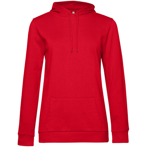 Толстовка с капюшоном женская Hoodie, красная, WW04W004 Толстовка с капюшоном женская Hoodie, красная, WW04W004