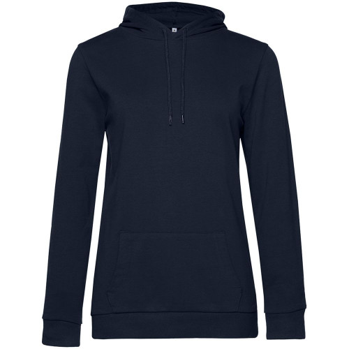 Толстовка с капюшоном женская Hoodie, темно-синяя, WW04W006 Толстовка с капюшоном женская Hoodie, темно-синяя, WW04W006
