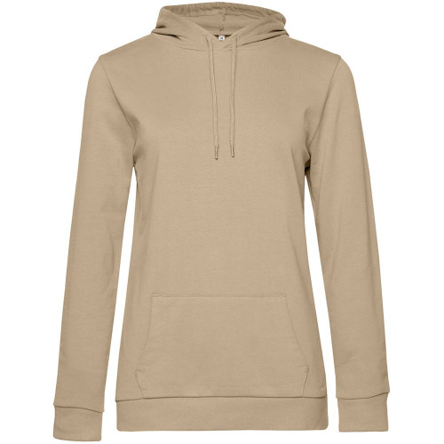Толстовка с капюшоном женская Hoodie, бежевая, WW04W123 Толстовка с капюшоном женская Hoodie, бежевая, WW04W123