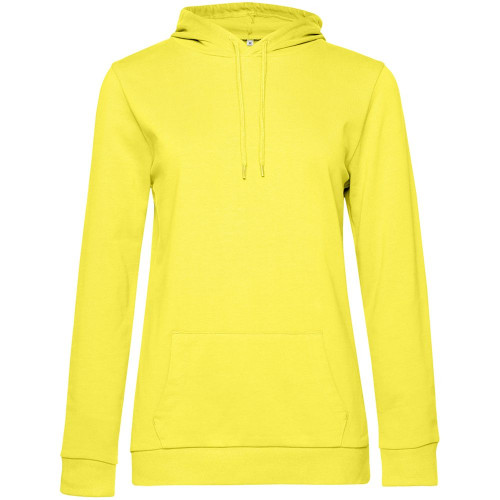 Толстовка с капюшоном женская Hoodie, желтая, WW04W201