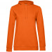 Толстовка с капюшоном женская Hoodie, оранжевая, WW04W233 Толстовка с капюшоном женская Hoodie, оранжевая, WW04W233