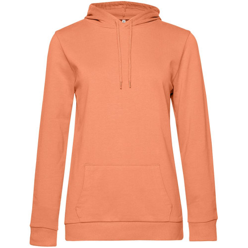 Толстовка с капюшоном женская Hoodie, светло-оранжевая, WW04W255 Толстовка с капюшоном женская Hoodie, светло-оранжевая, WW04W255
