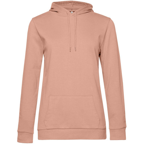 Толстовка с капюшоном женская Hoodie, бежевая (nude), WW04W307 Толстовка с капюшоном женская Hoodie, бежевая (nude), WW04W307