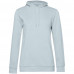 Толстовка с капюшоном женская Hoodie, светло-голубая, WW04W405