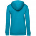 Толстовка с капюшоном женская Hoodie, бирюзовая, WW04W443 Толстовка с капюшоном женская Hoodie, бирюзовая, WW04W443