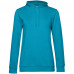 Толстовка с капюшоном женская Hoodie, бирюзовая, WW04W443 Толстовка с капюшоном женская Hoodie, бирюзовая, WW04W443