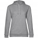 Толстовка с капюшоном женская Hoodie, серый меланж, WW04W610