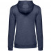 Толстовка с капюшоном женская Hoodie, синий меланж, WW04W611 Толстовка с капюшоном женская Hoodie, синий меланж, WW04W611