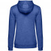 Толстовка с капюшоном женская Hoodie, ярко-синий меланж, WW04W612 Толстовка с капюшоном женская Hoodie, ярко-синий меланж, WW04W612