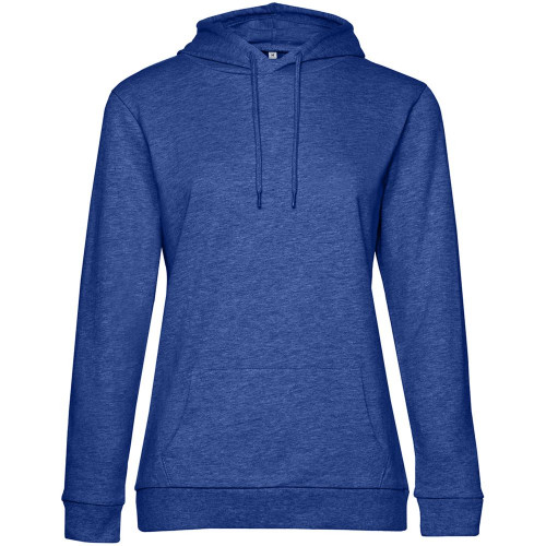 Толстовка с капюшоном женская Hoodie, ярко-синий меланж, WW04W612 Толстовка с капюшоном женская Hoodie, ярко-синий меланж, WW04W612