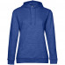Толстовка с капюшоном женская Hoodie, ярко-синий меланж, WW04W612 Толстовка с капюшоном женская Hoodie, ярко-синий меланж, WW04W612