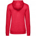 Толстовка с капюшоном женская Hoodie, красный меланж, WW04W617 Толстовка с капюшоном женская Hoodie, красный меланж, WW04W617