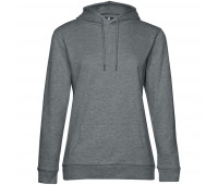 Толстовка с капюшоном женская Hoodie, темно-серый меланж Толстовка с капюшоном женская Hoodie, темно-серый меланж