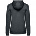 Толстовка с капюшоном женская Hoodie, серый меланж (антрацит), WW04W625 Толстовка с капюшоном женская Hoodie, серый меланж (антрацит), WW04W625
