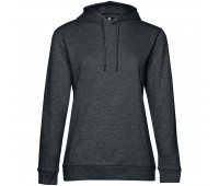 Толстовка с капюшоном женская Hoodie, серый меланж (антрацит) Толстовка с капюшоном женская Hoodie, серый меланж (антрацит)