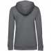 Толстовка с капюшоном женская Hoodie, серая (стальная), WW04W665 Толстовка с капюшоном женская Hoodie, серая (стальная), WW04W665