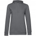 Толстовка с капюшоном женская Hoodie, серая (стальная), WW04W665 Толстовка с капюшоном женская Hoodie, серая (стальная), WW04W665