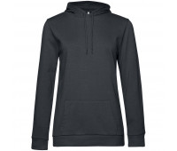 Толстовка с капюшоном женская Hoodie, темно-серая Толстовка с капюшоном женская Hoodie, темно-серая