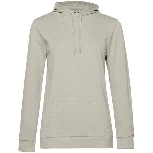 Толстовка с капюшоном женская Hoodie, дымчато-серая, WW04W672 Толстовка с капюшоном женская Hoodie, дымчато-серая, WW04W672