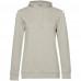 Толстовка с капюшоном женская Hoodie, дымчато-серая, WW04W672 Толстовка с капюшоном женская Hoodie, дымчато-серая, WW04W672
