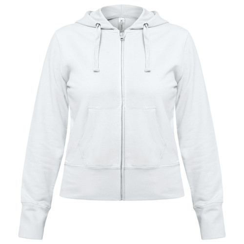 Толстовка женская Hooded Full Zip белая, WW642001 Толстовка женская Hooded Full Zip белая, WW642001