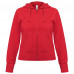 Толстовка женская Hooded Full Zip красная, WW642004 Толстовка женская Hooded Full Zip красная, WW642004